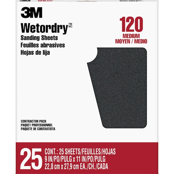 Pro-Pak Wetordry Sandpaper, 9"x11", PK10